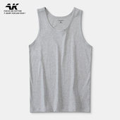 休闲短袖 夏季 男装 背心健身运动男士 t恤潮牌纯棉坎肩衣服打底 无袖