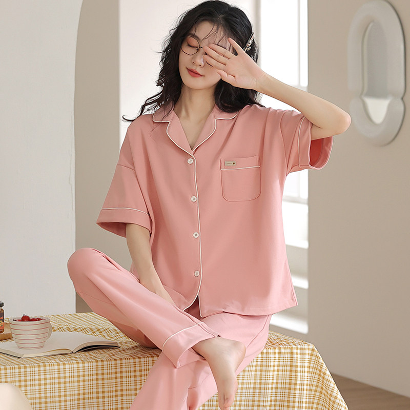 卡之恋睡衣女夏款短袖长裤纯棉夏季女士新款休闲可外穿家居服套装,女士内衣/男士内衣/家居服,睡衣/家居服套装,淘宝优惠券,粉丝福利购,淘宝优惠卷