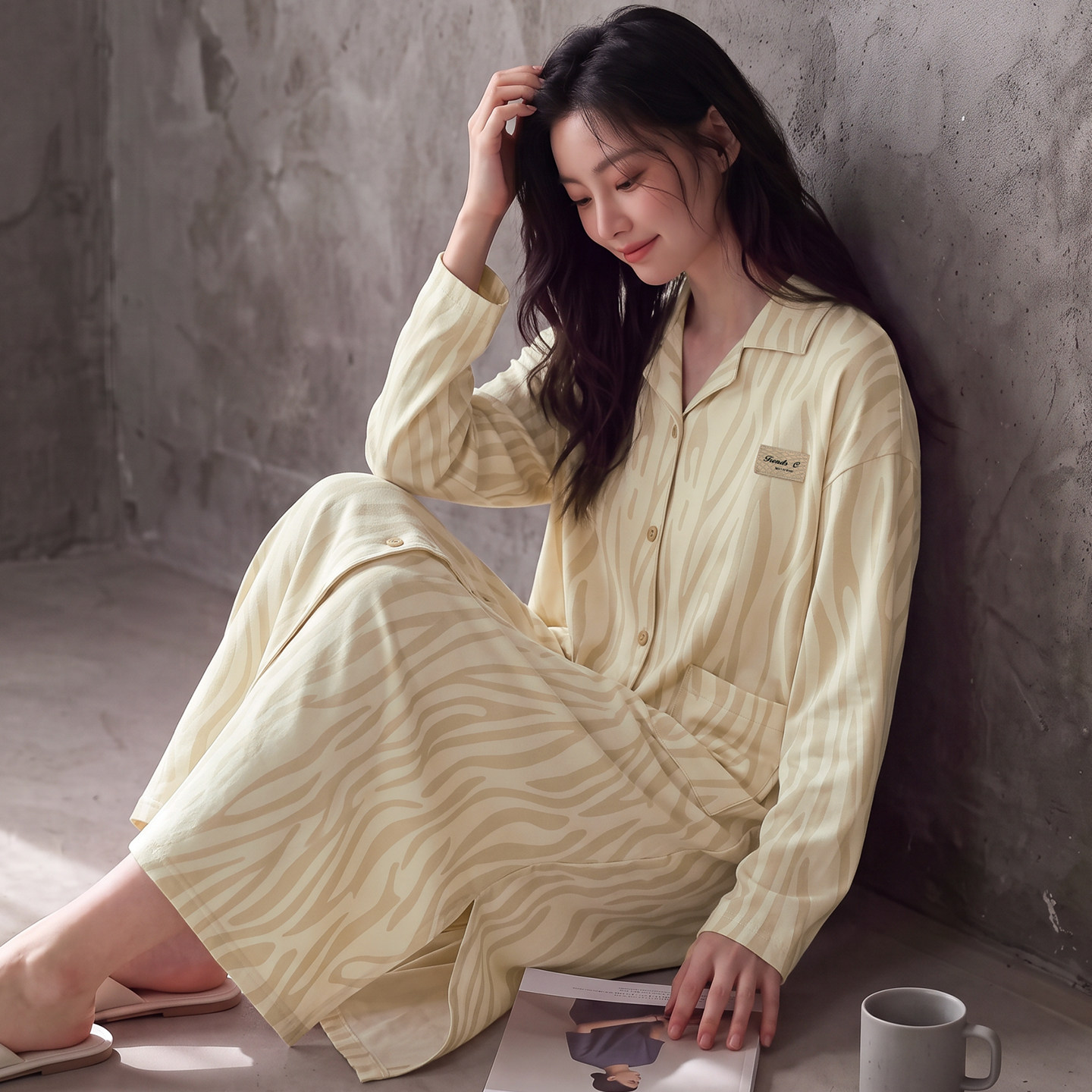 卡之恋纯棉女睡裙新款