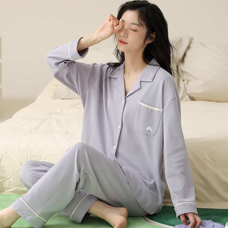 卡之恋女纯棉睡衣春秋