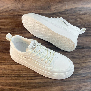 男鞋2026新款男士春款百搭小白鞋男款厚底增高休闲运动板鞋0318k