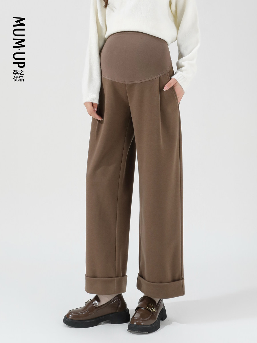 毛呢孕妇裤秋冬外穿托腹小个子宽松直筒九分裤孕妇阔腿裤,孕妇装/孕产妇用品/营养,孕妇休闲裤,淘宝优惠券,粉丝福利购,淘宝优惠卷