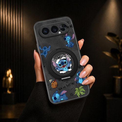 适用华为荣耀500手机壳荣耀400pro/300/200/90/80/70/60/powerHonor100GT旋转支架SE磁吸羊巴皮小迪仔男款