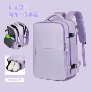 防震防摔双肩包笔记本电脑包女韩系15.6寸16英寸14男扩容适用联想戴尔华硕华为苹果游戏本机械师r9000华为