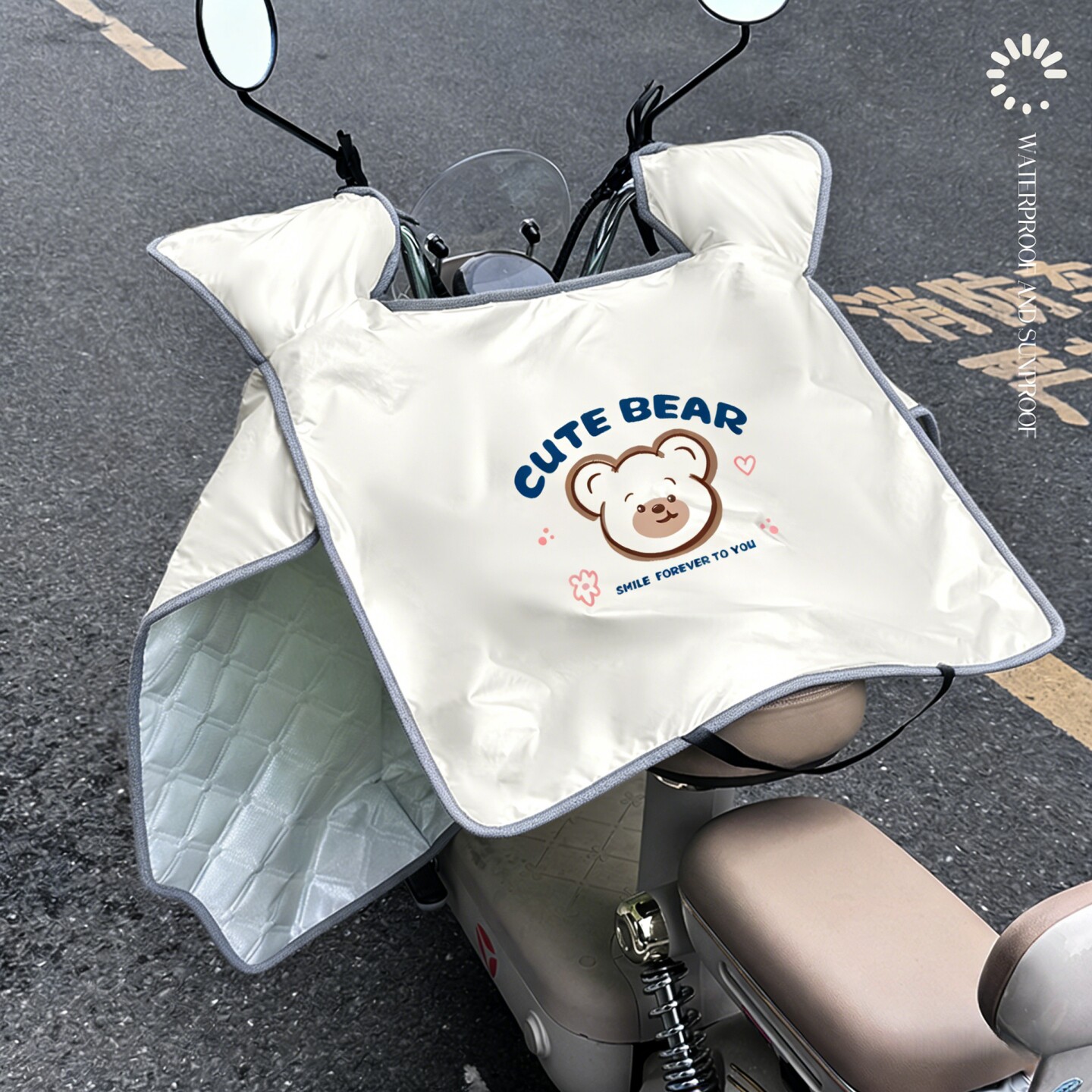 电动车挡风被夏防雨罩防晒2026新款挡风四季通用双面防水遮阳隔热