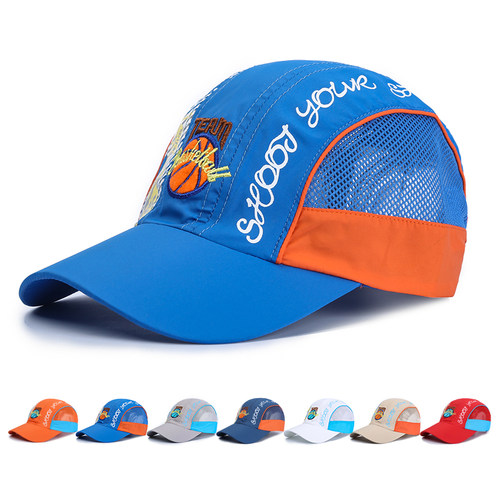 户外运动速干透气遮阳儿童帽子