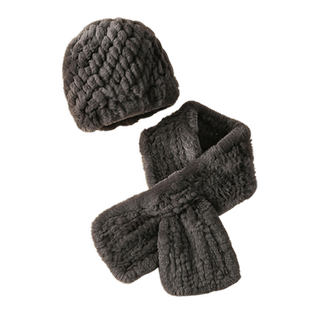 獭兔毛皮草帽子男中老年人爸爸帽冬季保暖护耳加厚真毛皮草爷爷款