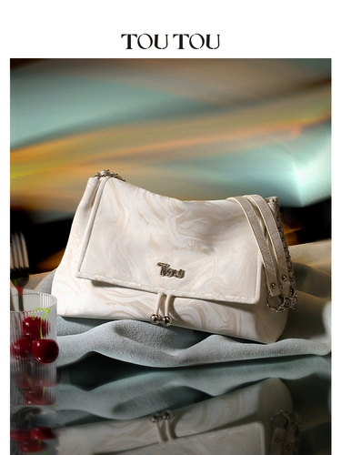 Сумка на одно плечо, вместительная и большая цепь, премиум класс