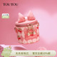 生日儿童礼物TOUTOU可爱女童盒子包单肩斜挎水桶包10岁女孩小朋友