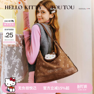 TOUTOUhellokitty三丽鸥正版 凯蒂猫托特包哈喽kt大容量双肩包礼物