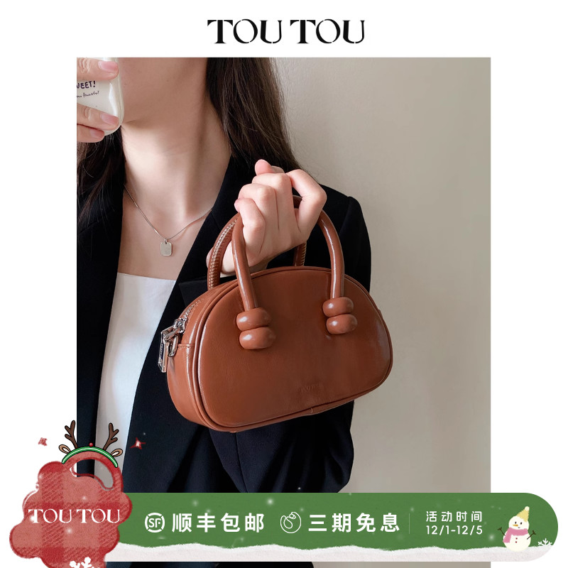 原创银色糖豆斜挎包2024新款