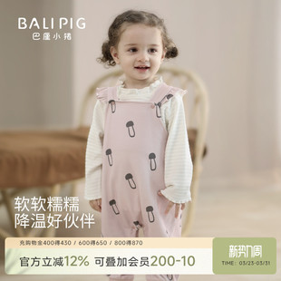 儿童裤 女宝宝背带裤 小女童甜美可爱连身裤 2026新款 子 婴儿春秋长裤