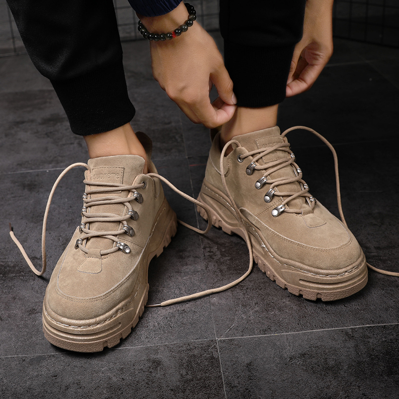 Net Red ins Low Riding boots summer ulzzang Tooling boots British style student Bootie Korean Edition Versatilein the Men's Shoes, Boots  category - from Buy2taobao.com to provide professional Taobao agent buy service