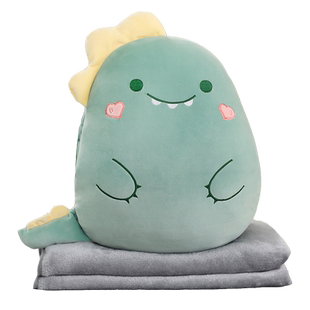 冬天暖手抱枕插手玩偶手捂毛绒玩具冬季可爱卡通恐龙公仔女生娃娃