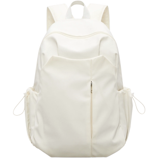 书包初中女生简约百搭双肩包校园大学生轻便大容量旅行背包高颜值