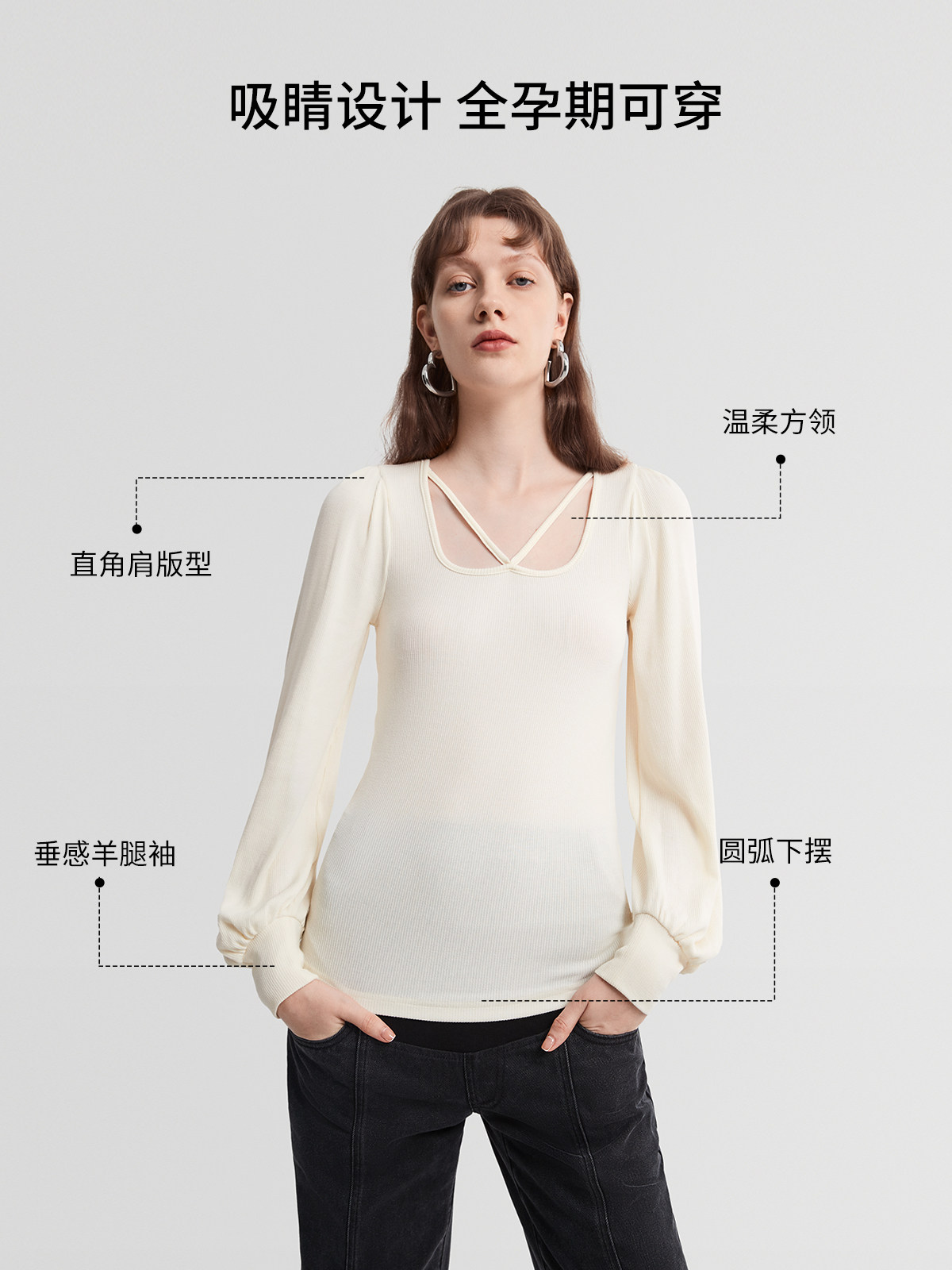 [특별 제공] 여성 의류 봄 가을 드레스 스웨터 데일리|임산부용 임부복