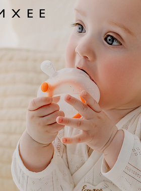 嫚熙婴儿牙胶3-6个月9小月龄口欲期玩具防吃手磨牙棒宝宝安抚咬胶