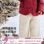 儿童裤 子冬季 加厚保暖抗寒蓄热夹棉长裤 嫚熙童装 女宝百搭外出棉裤