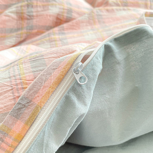 纯棉水洗棉被套被罩单人宿舍150x200被子套全棉双人家用200x230cm