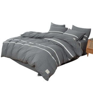 加厚全棉100纯棉被套单件150x200x230单人被罩220x240cm被单套180