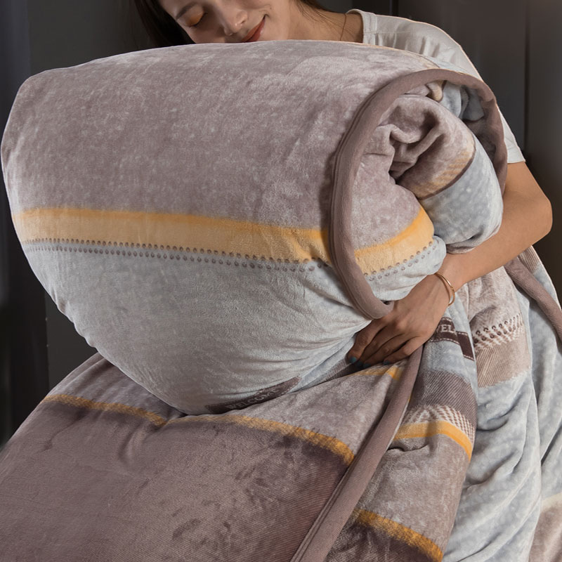 珊瑚绒毛毯被套冬季毛绒法兰绒