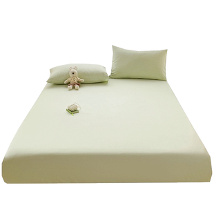 纯色床笠款床单单件全棉席梦思床垫保护罩2025新款纯棉床罩防尘罩