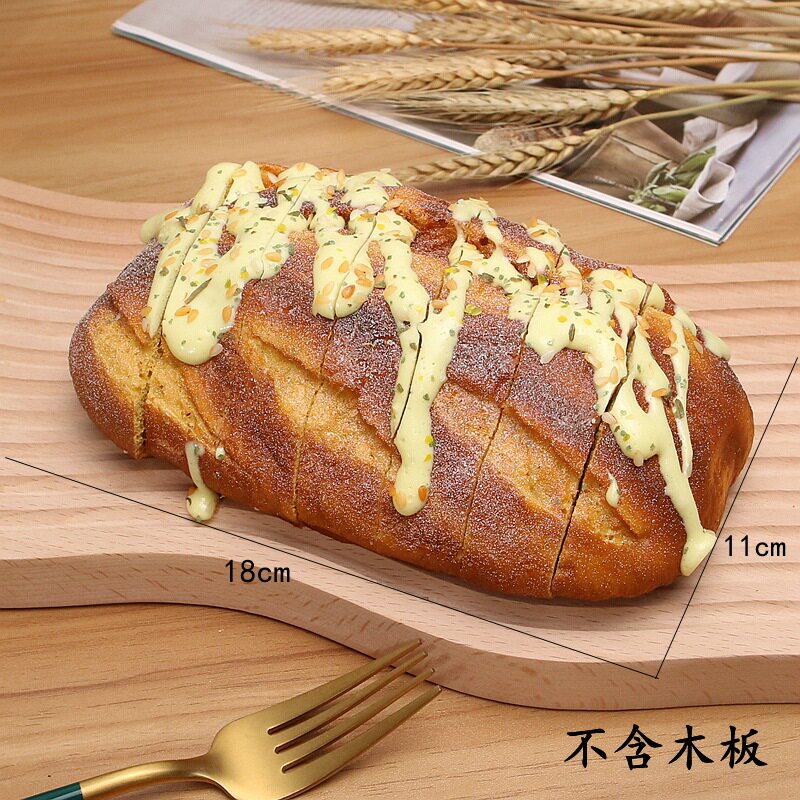 仿真面包模型摆件切片欧包拍摄道具PU软香蛋糕店铺橱柜展厅装饰品