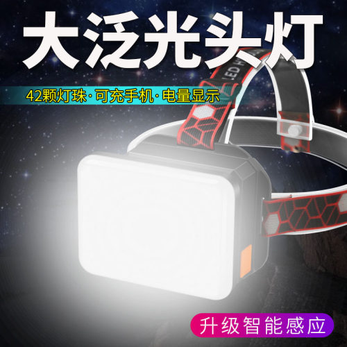 星魔光泛光头灯超亮感应