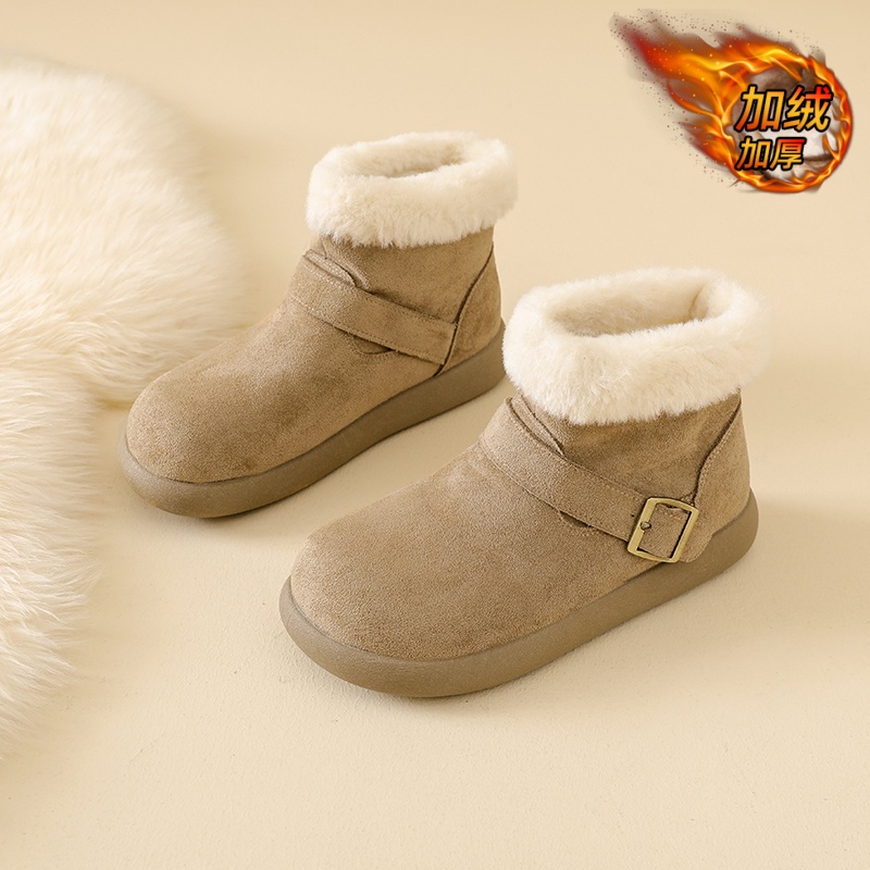 保暖爆款冬季抗寒短靴加绒雪地靴