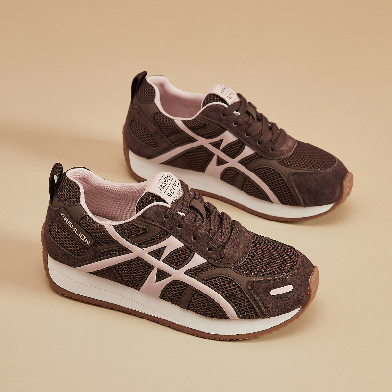 运动复古时尚潮流休闲不累脚软底