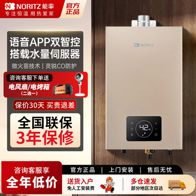 能率智能控制水伺服燃气热水器