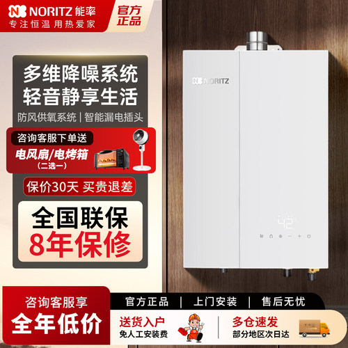 能率新款D5水伺服智控恒温天然气