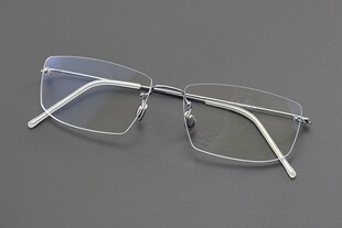 LINDBERG林德伯格赵露思明星同款2269眼镜框超轻纯钛无框眼镜架女