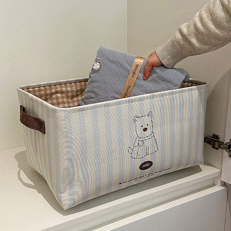 加厚布艺拉链袋防尘冬季衣服收纳箱车载收纳筐搬家手提宿舍储物箱,收纳整理,收纳筐,淘宝优惠券,粉丝福利购,淘宝优惠卷
