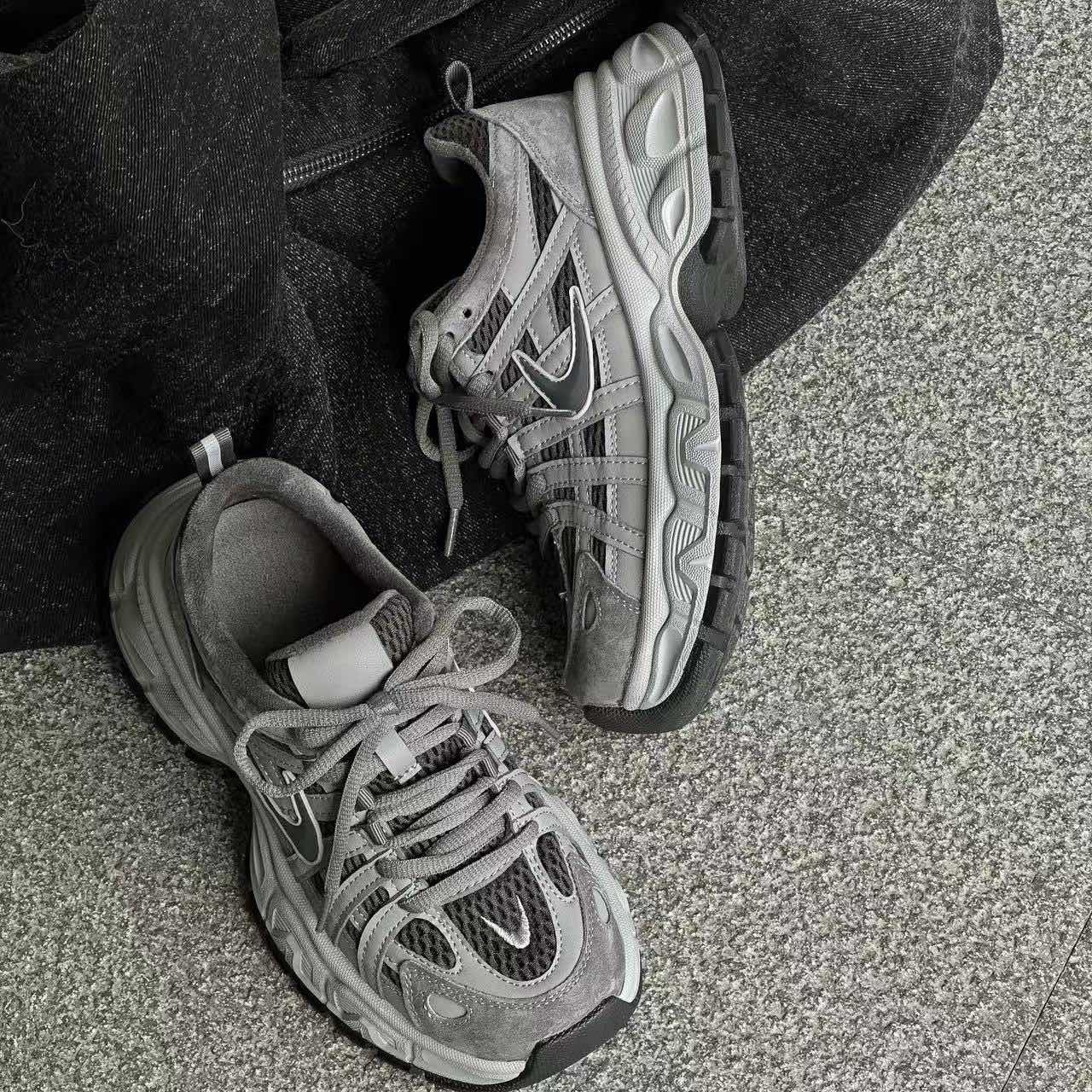 真皮新款厚底老爹鞋女