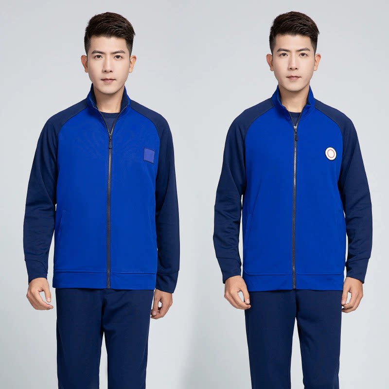 正品新款拉链秋冬体能训练服长袖健身运动服春秋体能服套装立领男
