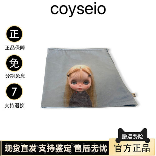【官方正品】韩国coyseio帽子数码印花纯棉可调节纽扣软顶包头帽