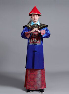 清朝古装大臣官服王补子朝服王爷