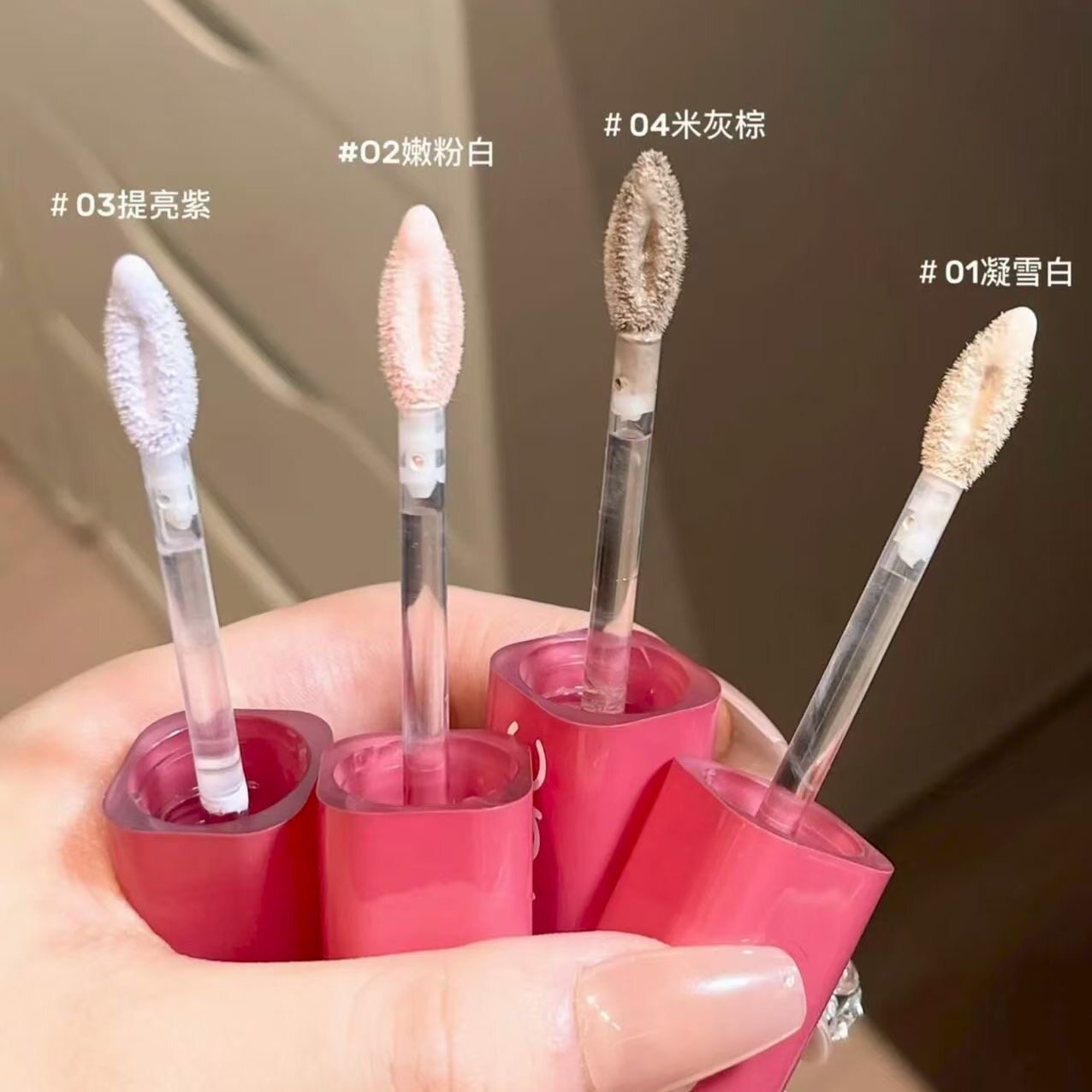 Gracebabi液体修容液高光提亮棒阴影鼻影侧影粉色面部立体修颜液