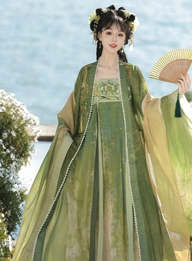 曹州莘月女一片式齐胸襦裙古风超仙新款春夏秋日常正版