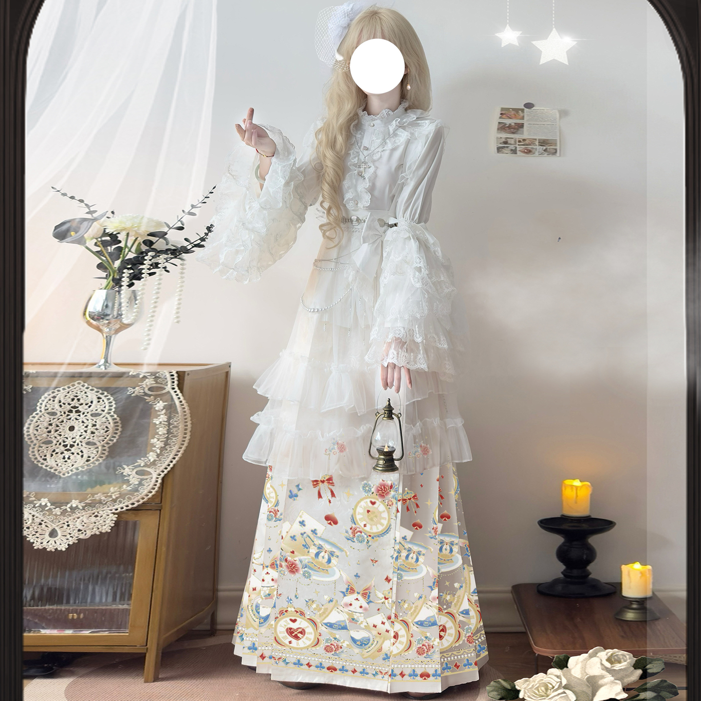 新中式汉洋折衷秋冬加绒加厚披肩