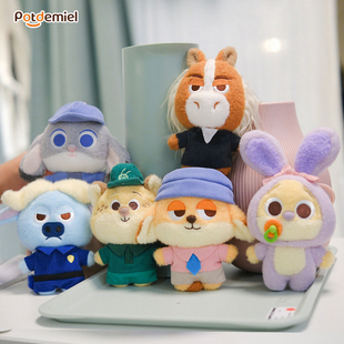 迪士尼正版疯狂动物城马年吉祥物毛绒公仔包挂件玩偶装饰新年礼物