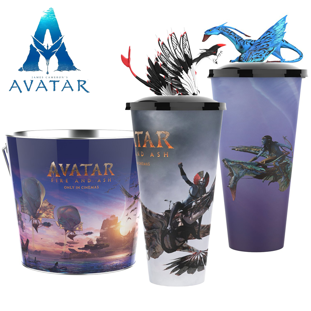 阿凡达3火与烬周边水杯爆米花桶