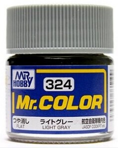 MR.HOBBY/郡仕 C324 浅灰色 10ml油性模型油漆