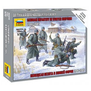 ZVEZDA 6198 红星 制服涂装 德国步兵 1941 冬季 1945