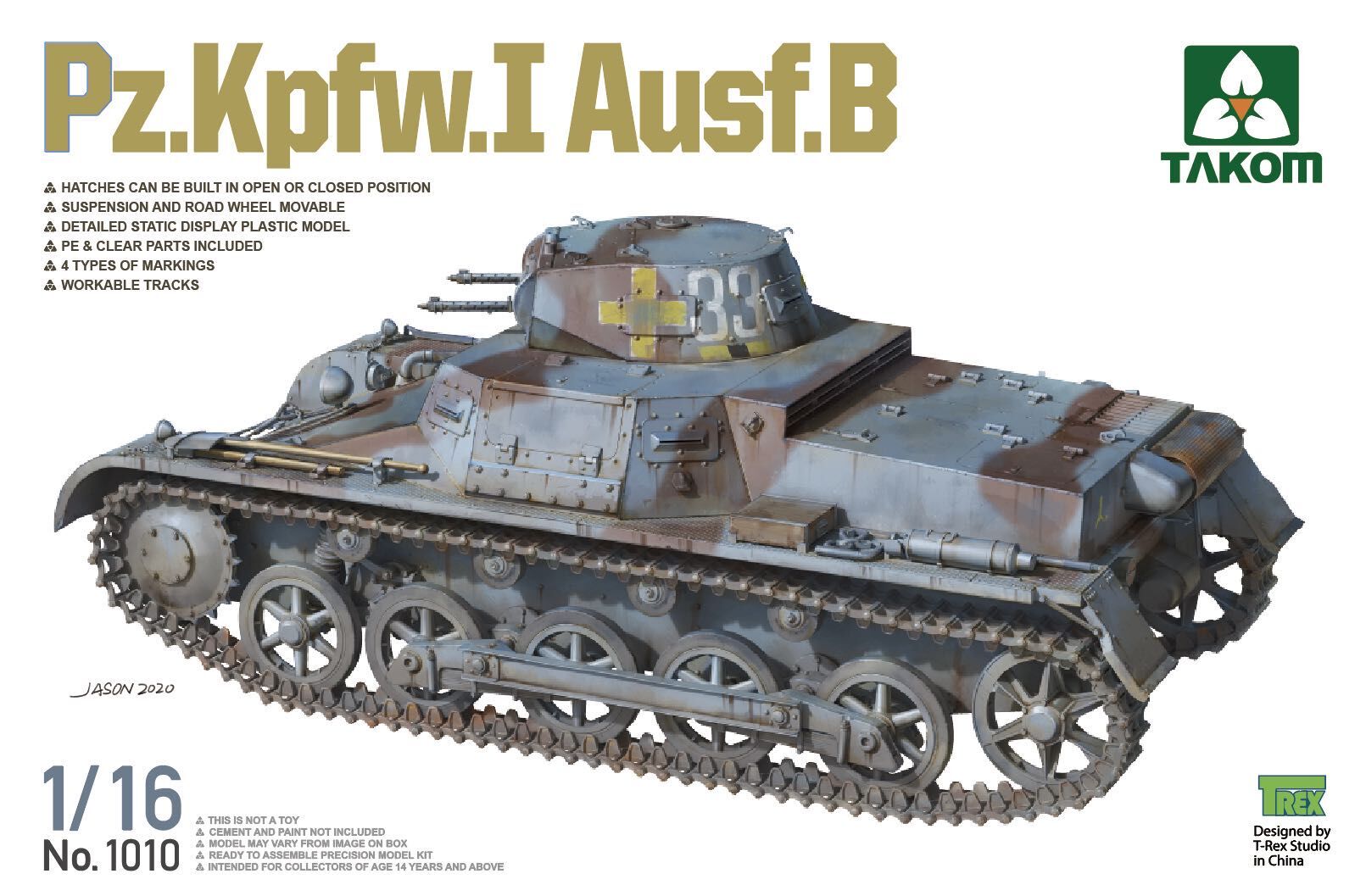 TAKOM/三花 1010 Pz.Kpfw.I Ausf.B(1号战车B型)-封面