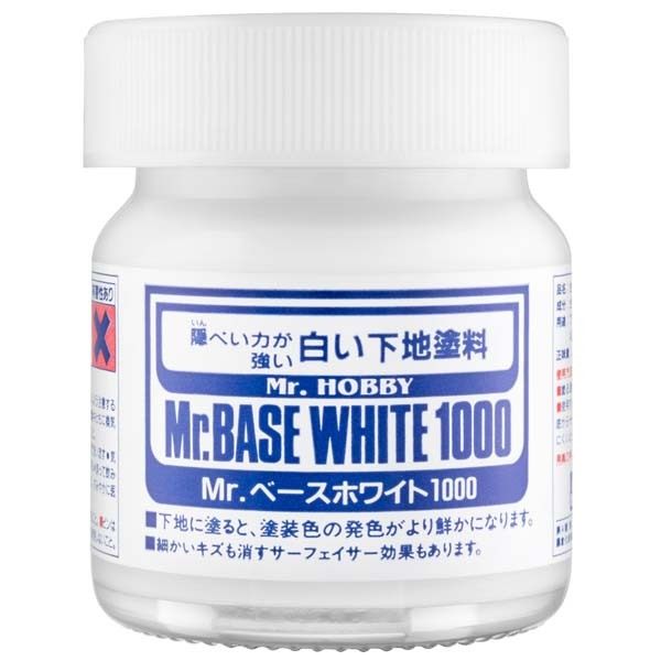 hobby/郡仕 sf283 mr.base white 1000[1000#白色底漆水补土]