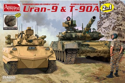 Amusing35A053T-90AUran-9坦克