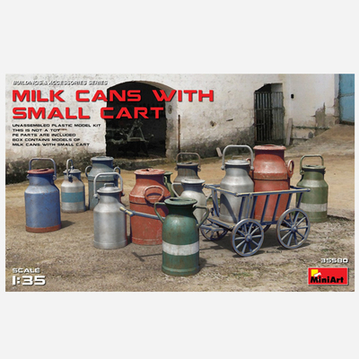 MINIART35580牛奶罐小推车