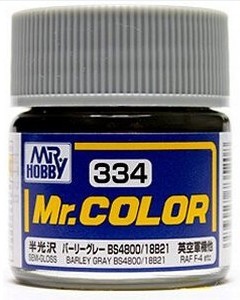 MR.HOBBY/郡仕 C334 BS4800/18B21麦灰色 10ml油性模型油漆
